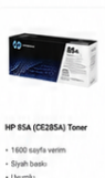 HP 85A (CE285A) Toner